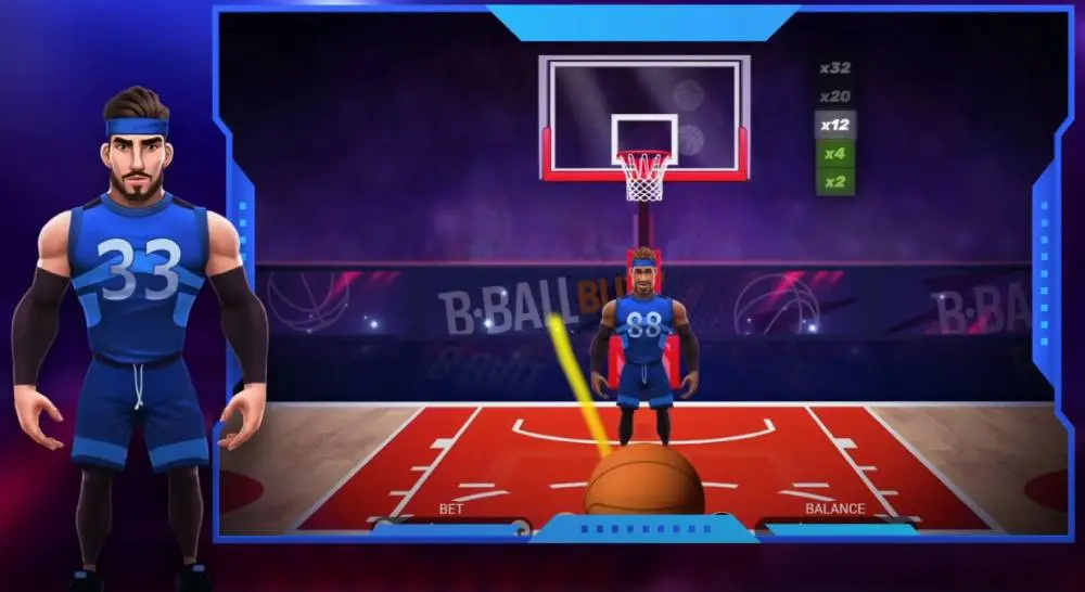 Features of the B-Ball Blitz game. Features of the B-Ball Blitz game.